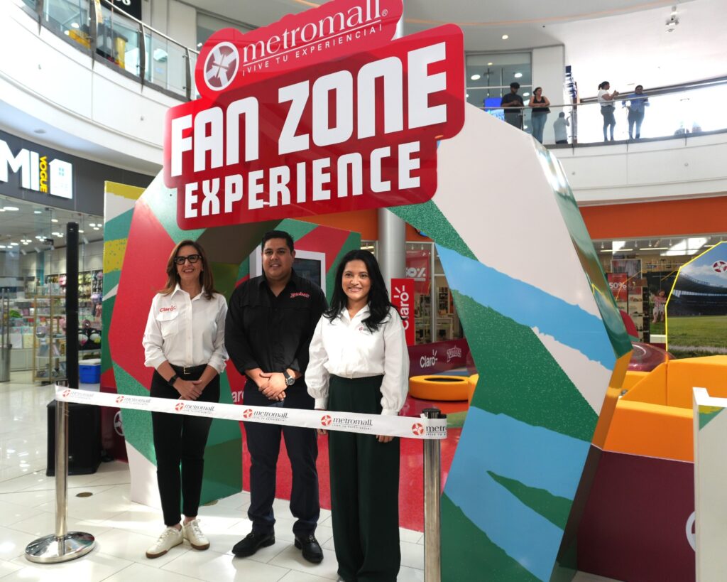 Metromall inaugura sus Zonas Mundialistas donde la emoción del fútbol nos une en una experiencia única