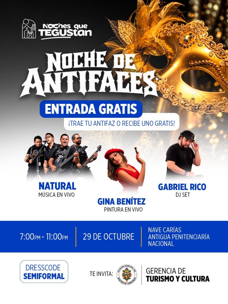 AMDC impulsa el turismo con la Noche de Antifaces en el centro histórico de la capital